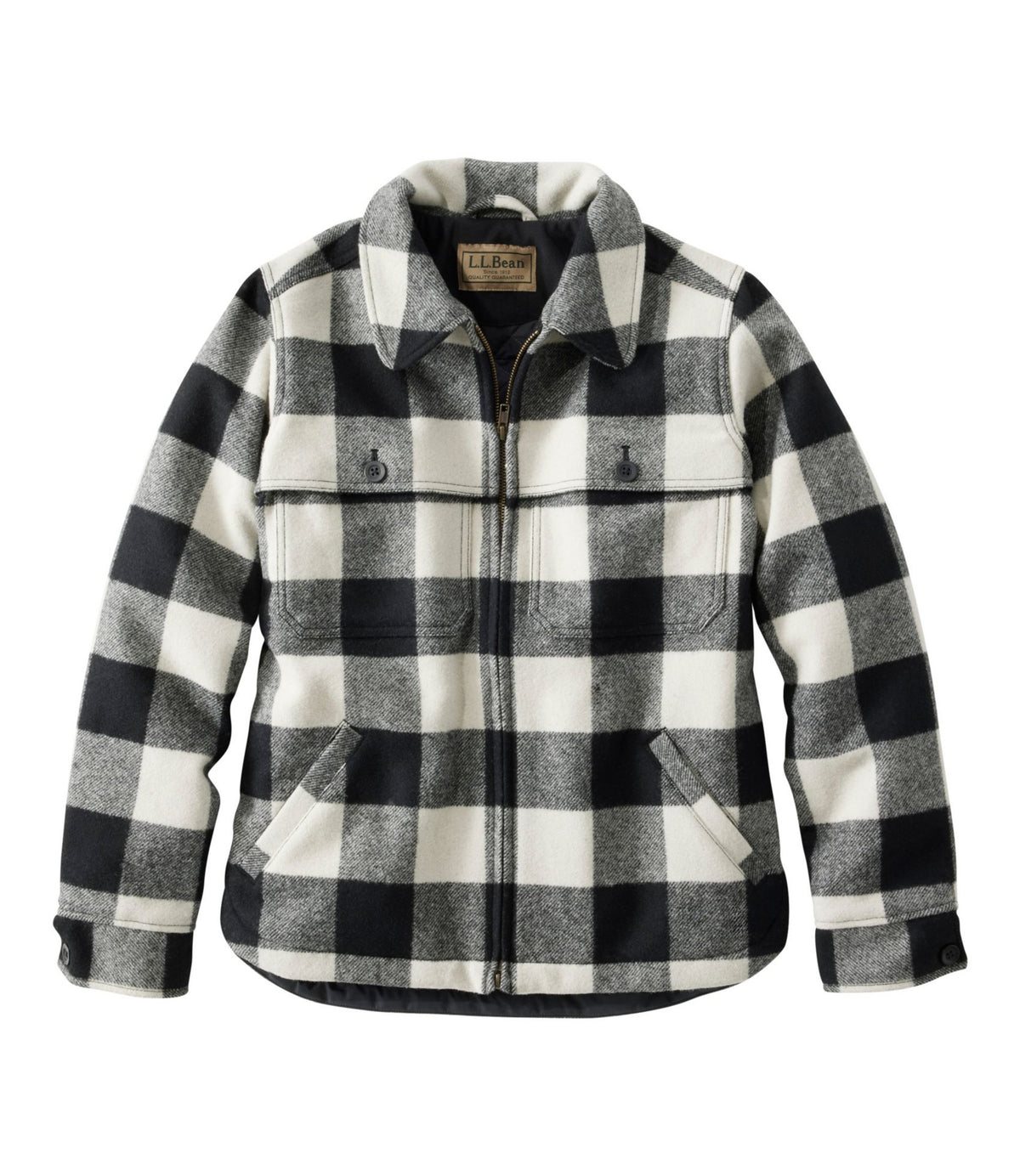 Women's Maine Guide Zip Front Jac-Shirt with PrimaLoft, Plaid