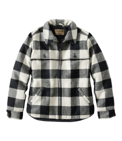 Women's Maine Guide Zip Front Jac-Shirt with PrimaLoft, Plaid