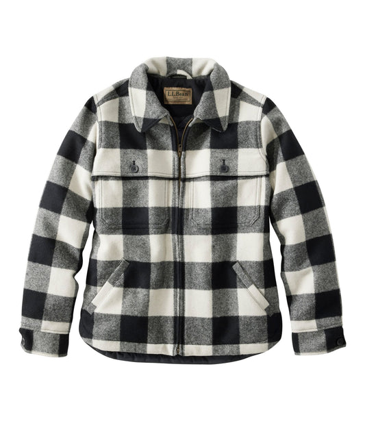 Women's Maine Guide Zip Front Jac-Shirt with PrimaLoft, Plaid