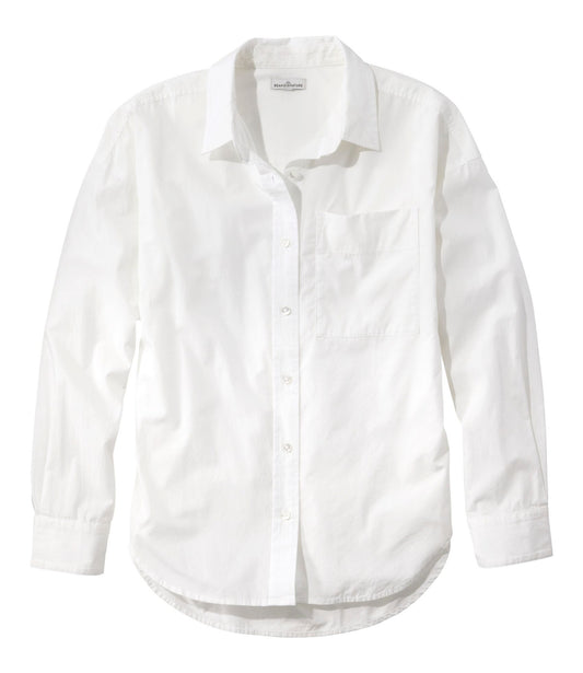 Women's Signature Premium Essential Poplin Shirt, Long-Sleeve