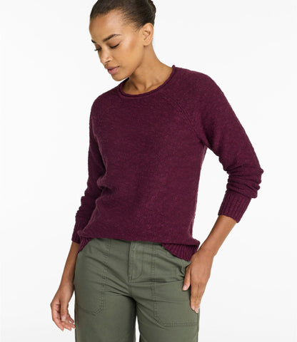 Women's Midweight Cotton Slub Rollneck Pullover