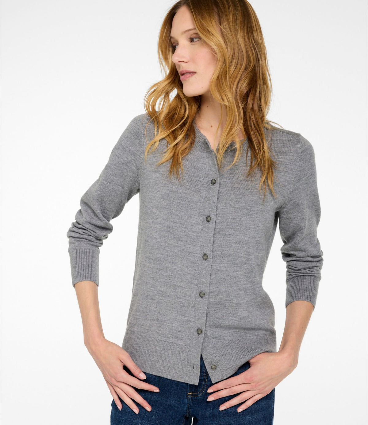 Women's Essential Merino Wool Sweater, Cardigan