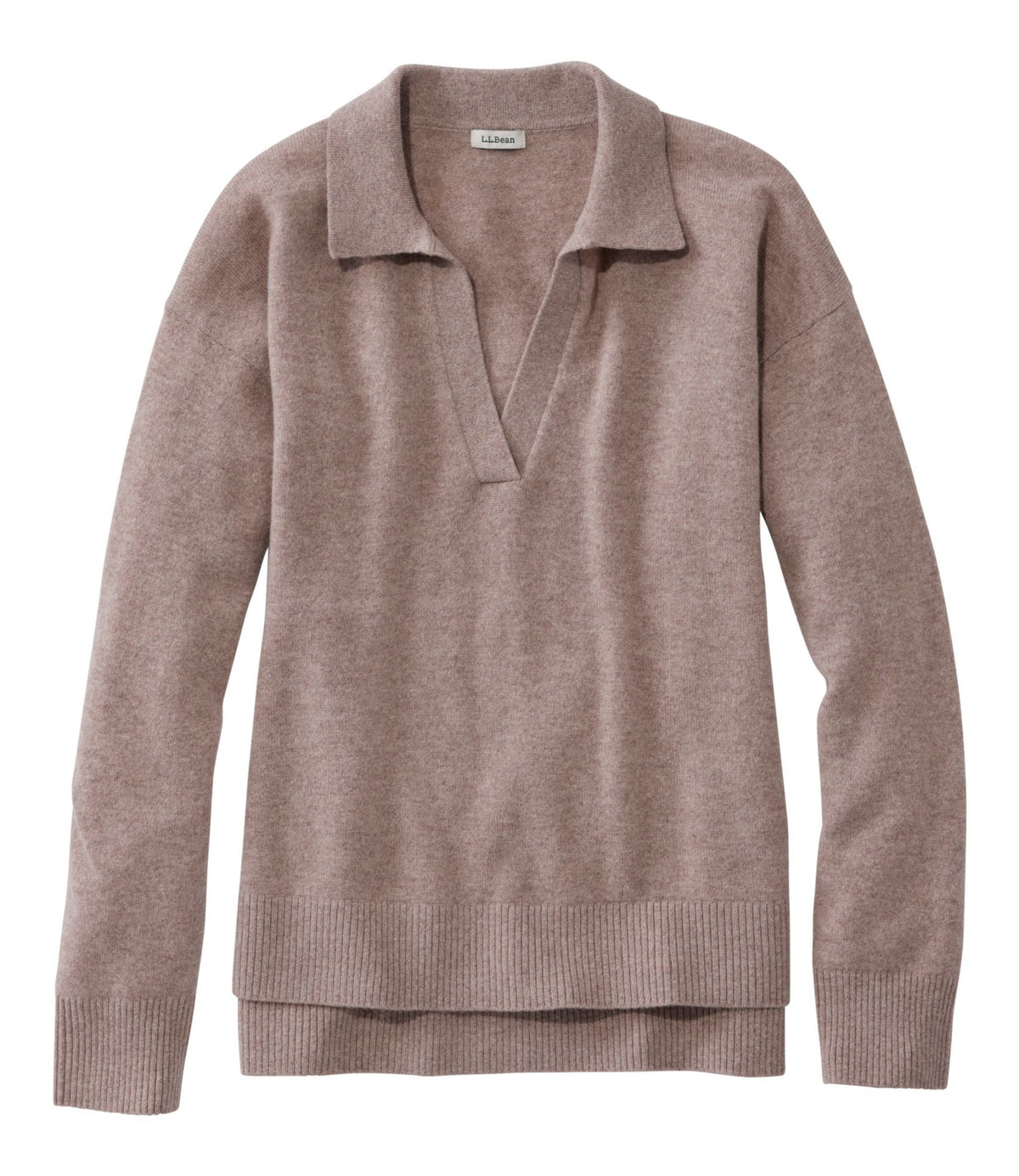 Women's Classic Cashmere Sweater, Relaxed Polo