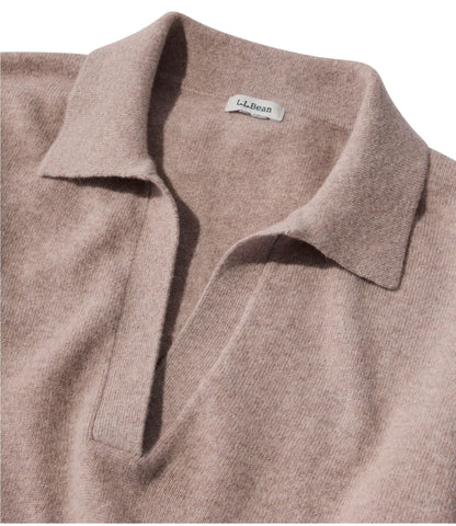 Women's Classic Cashmere Sweater, Relaxed Polo