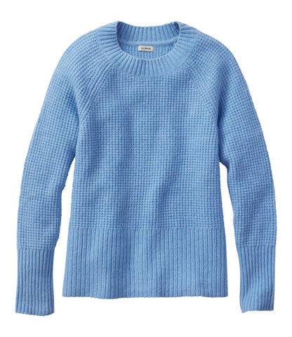 Women's SuperSoft Waffle Sweater, Crewneck