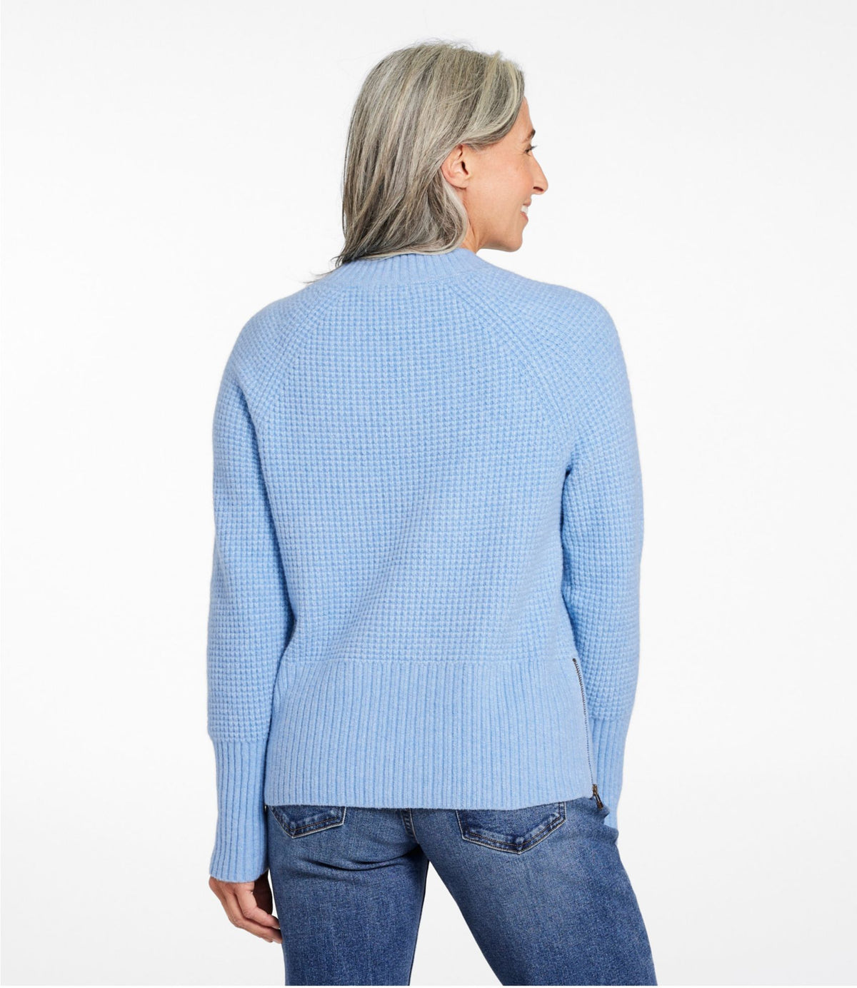 Women's SuperSoft Waffle Sweater, Crewneck