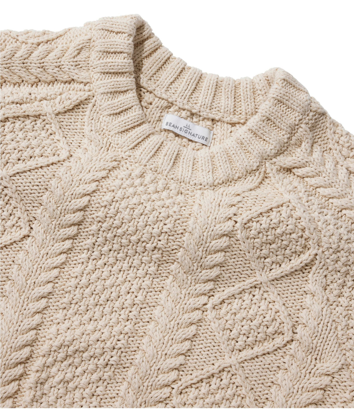Women's Signature Cotton Fisherman Sweater, Crewneck