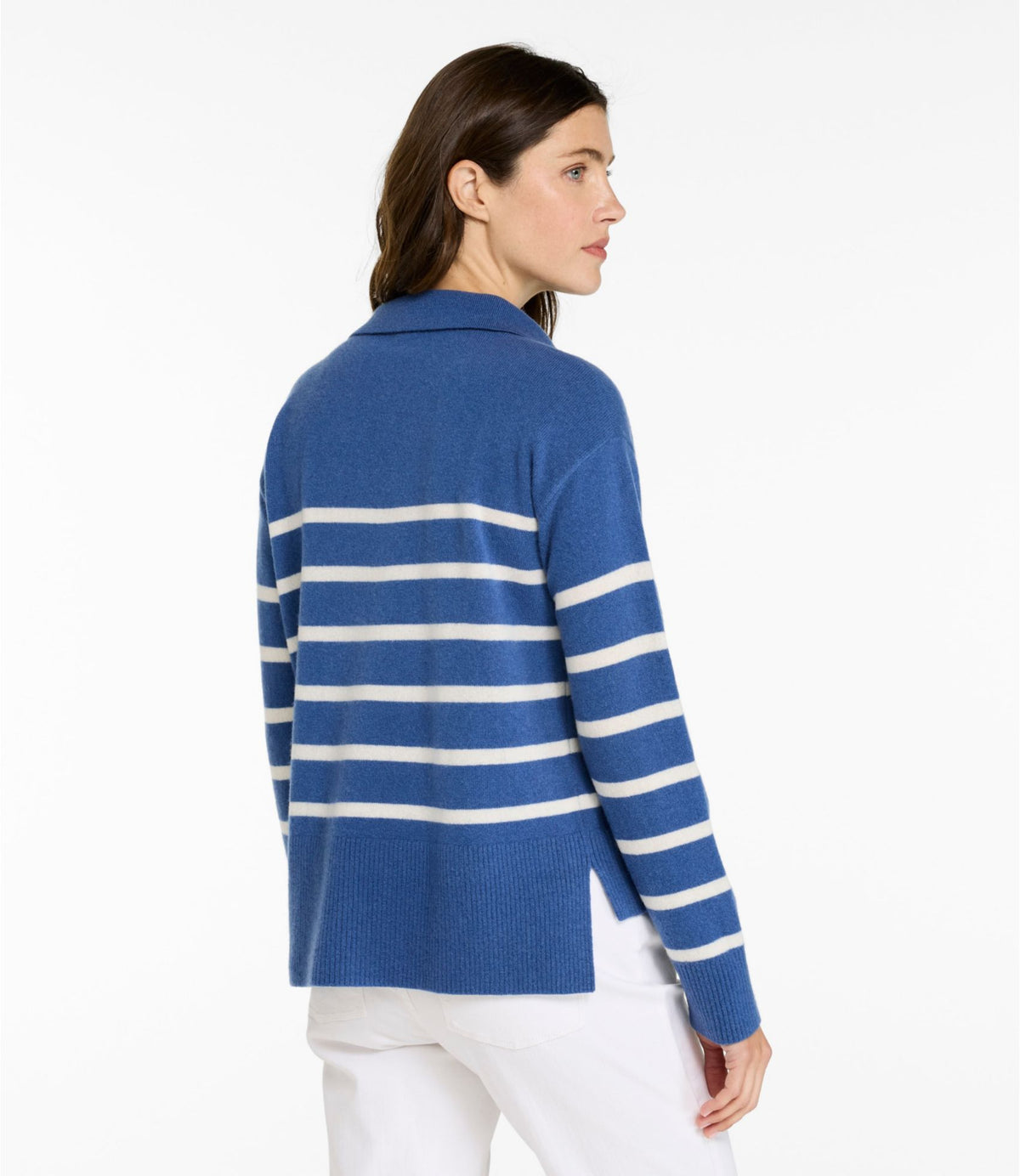 Women's Classic Cashmere Sweater, Relaxed Polo