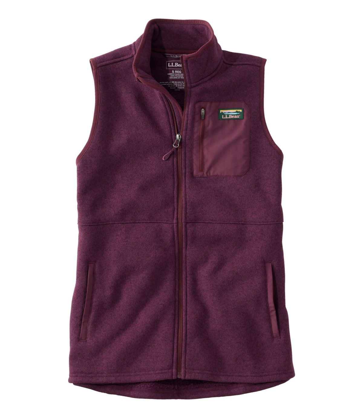 Women's L.L.Bean Sweater Fleece Long Vest