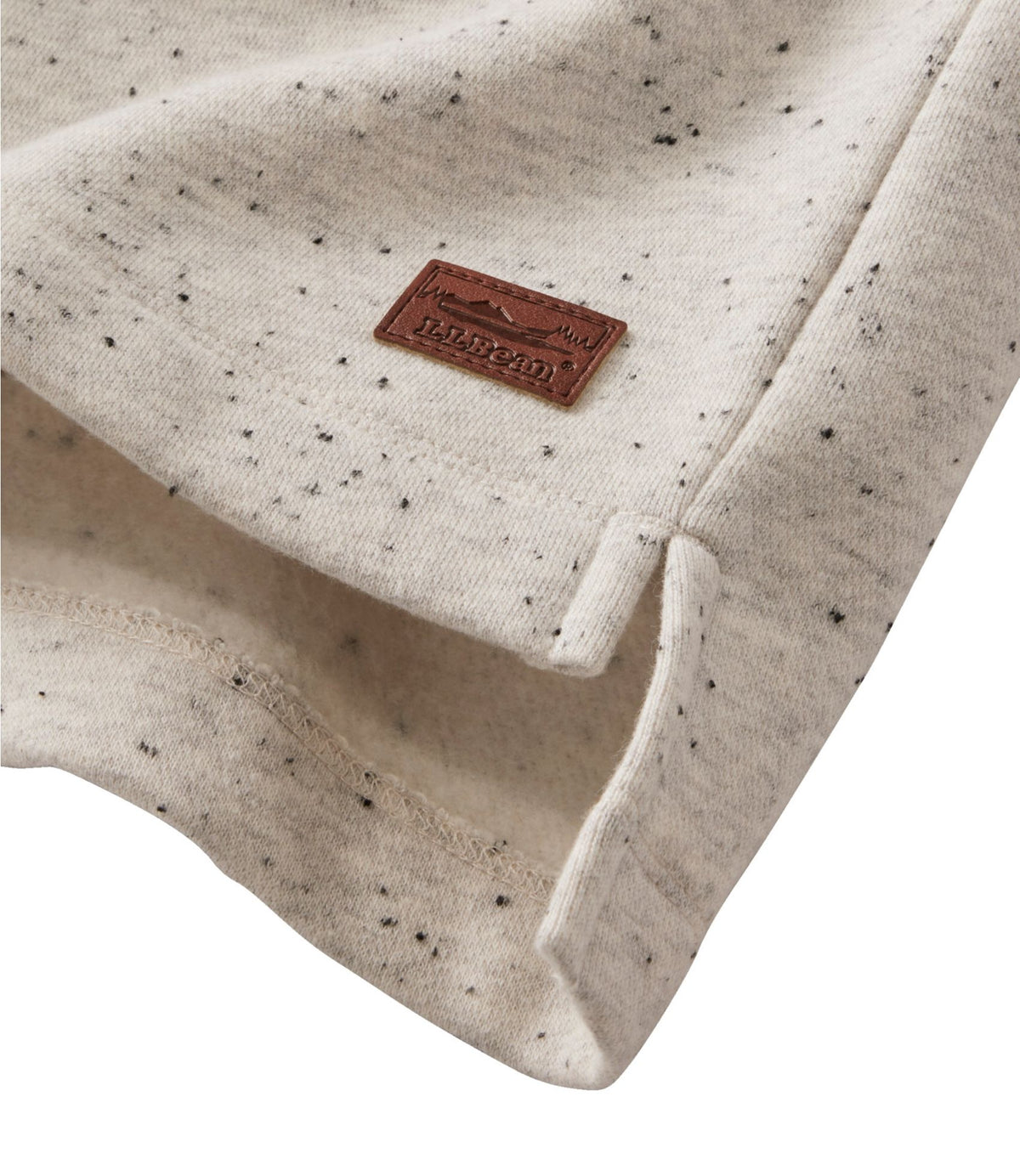 Women's Double L Soft Donegal Sweatshirt, Funnelneck