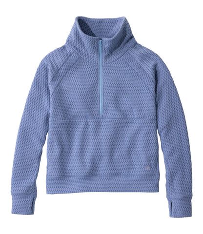 Women's Ridgeknit Half-Zip Pullover, Oversized