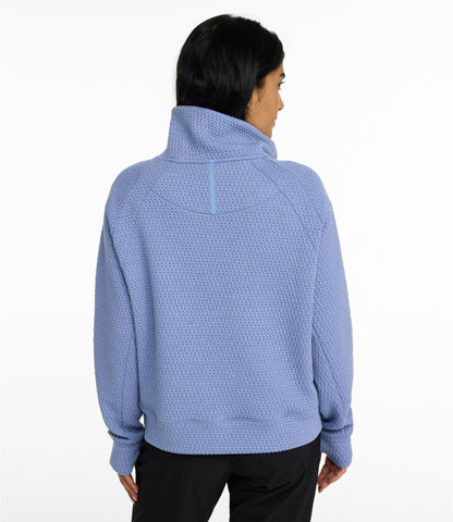 Women's Ridgeknit Half-Zip Pullover, Oversized