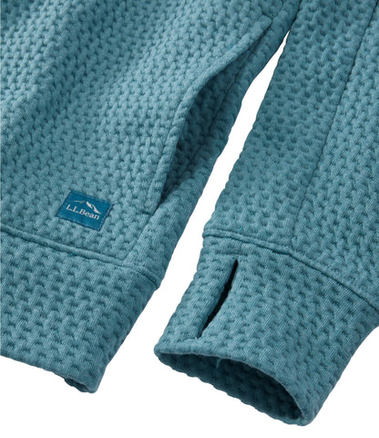 Women's Ridgeknit Half-Zip Pullover, Oversized
