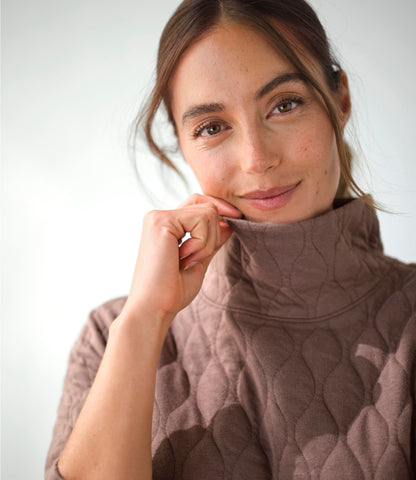 Women's VentureSoft Quilted Funnelneck Pullover