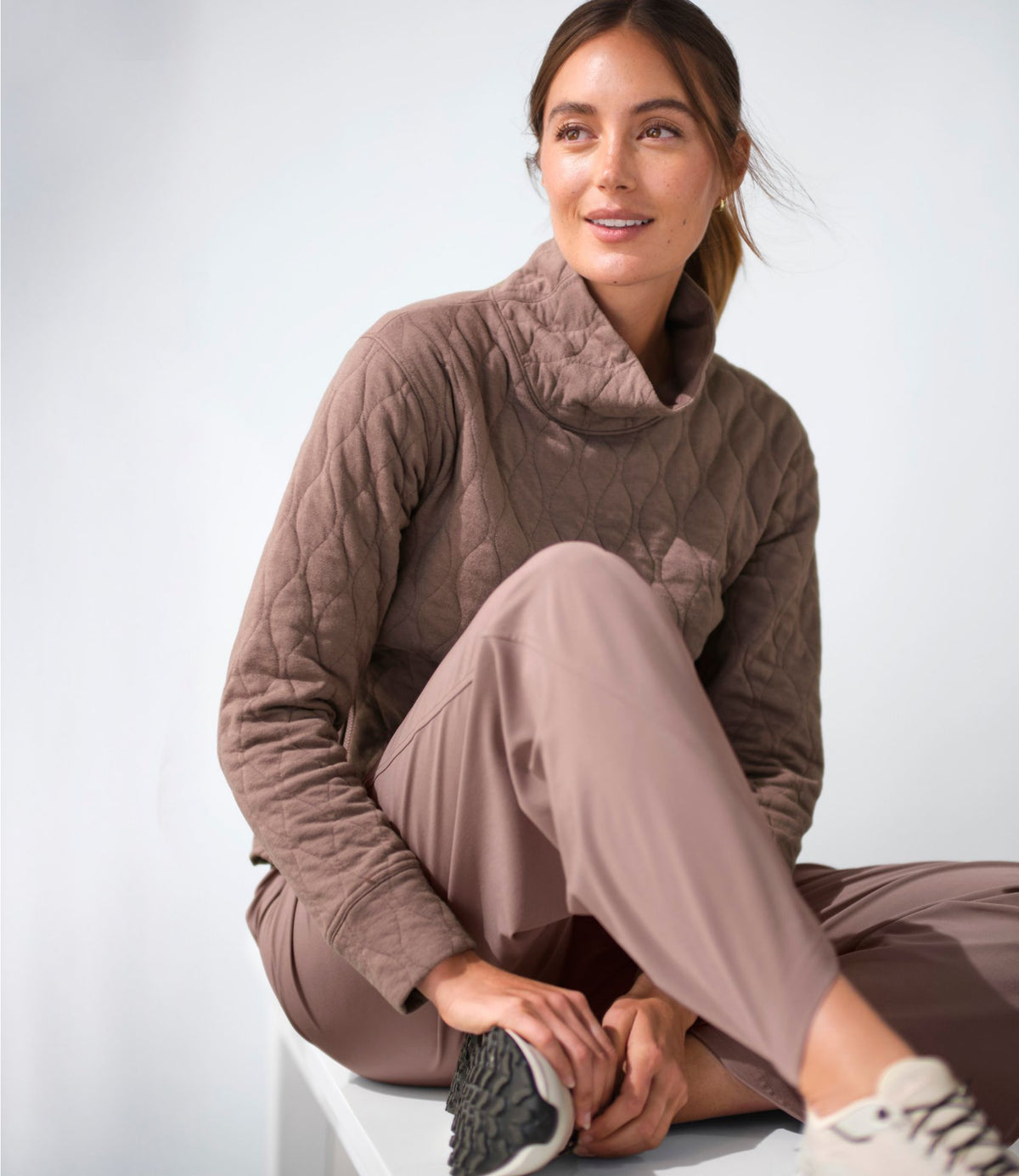Women's VentureSoft Quilted Funnelneck Pullover