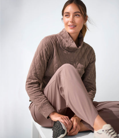 Women's VentureSoft Quilted Funnelneck Pullover