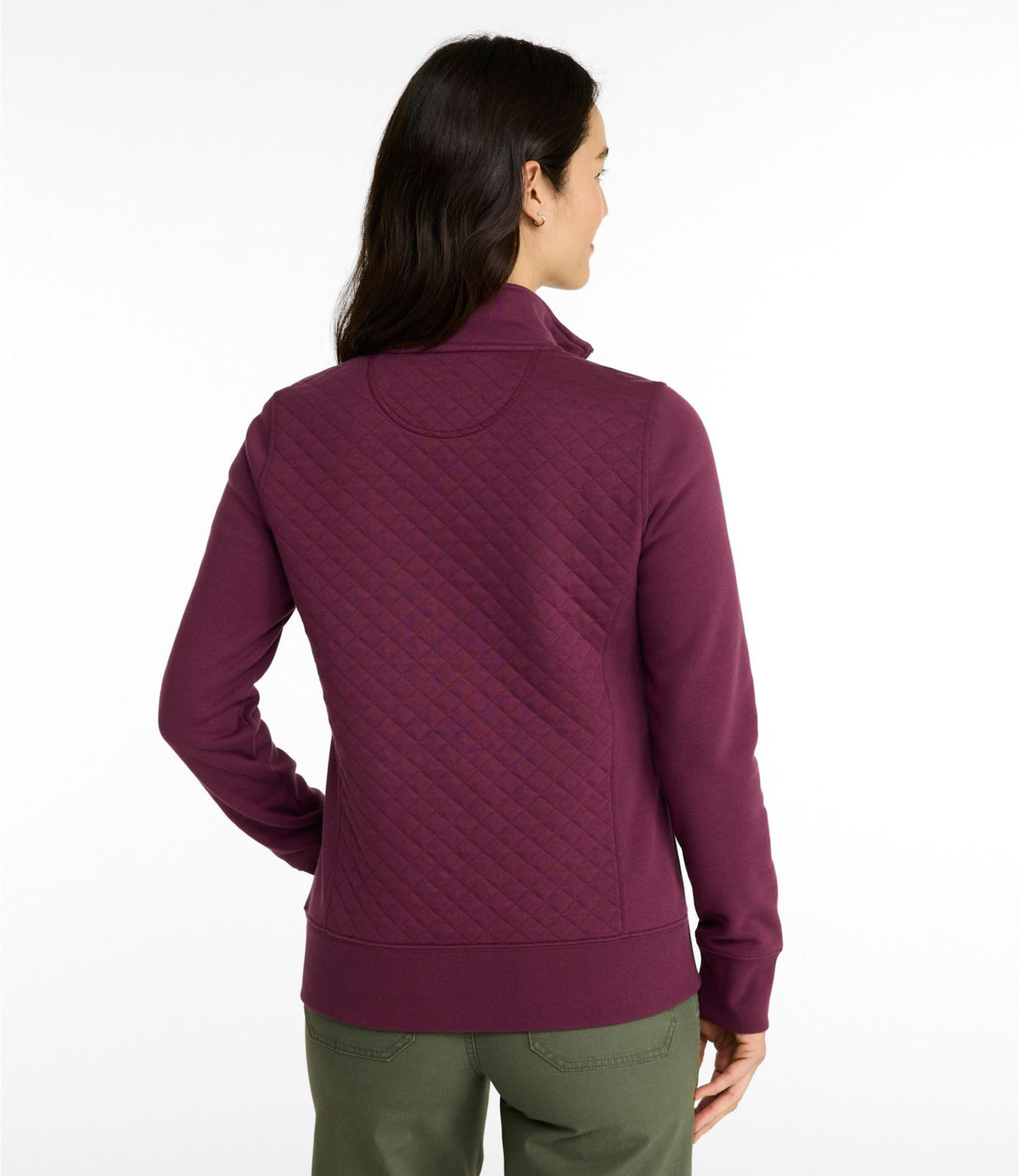 Women's Quilted Quarter-Zip Pullover