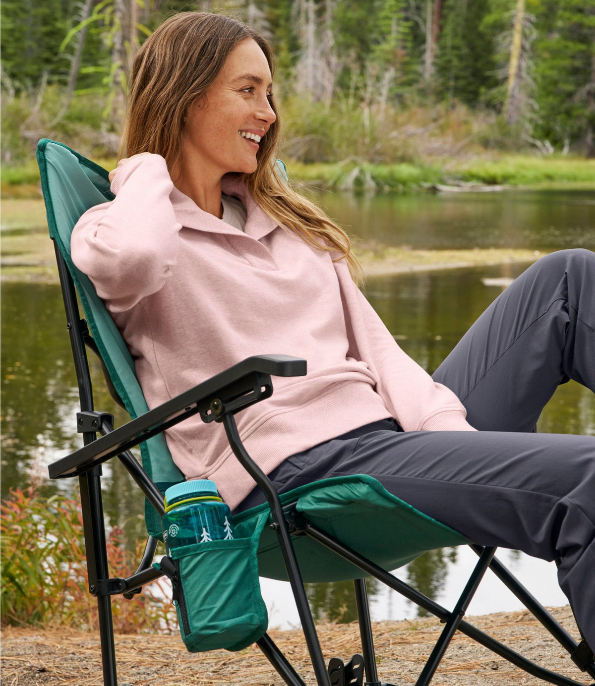 Women's Bean's Cozy Splitneck Pullover Sweatshirt