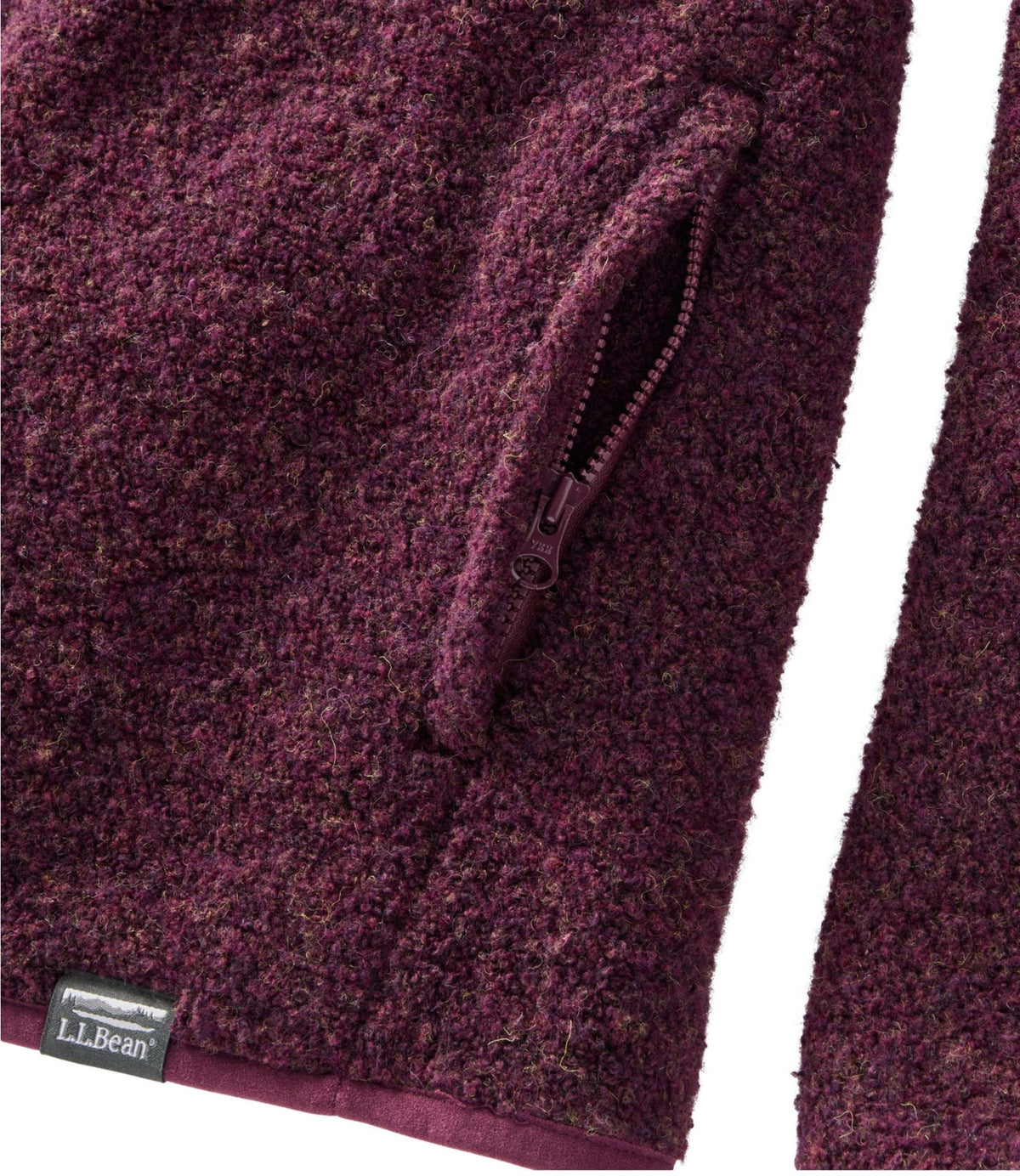 Women's All Season Wool Fleece Full-Zip Jacket