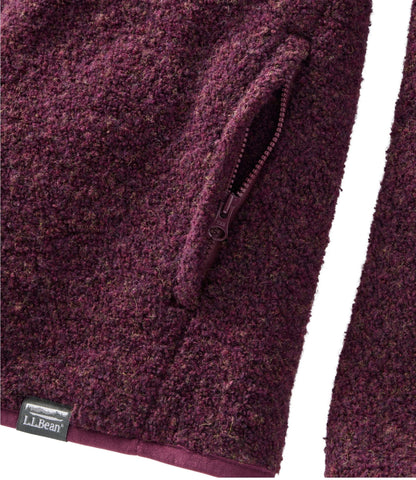 Women's All Season Wool Fleece Full-Zip Jacket