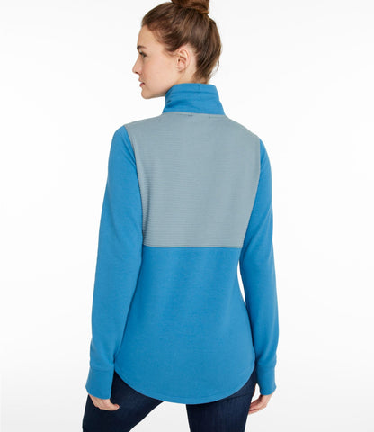 Women's Bean's Cozy Mixed Knits Pullover, Colorblock