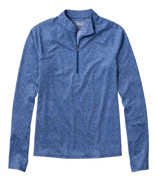 Women's Access Trail Pullover, Long-Sleeve Quarter-Zip Print