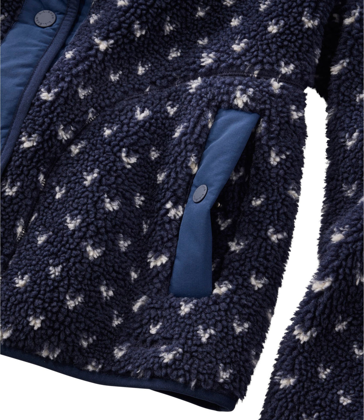 Women's Bean's Sherpa Fleece Jacket, Print