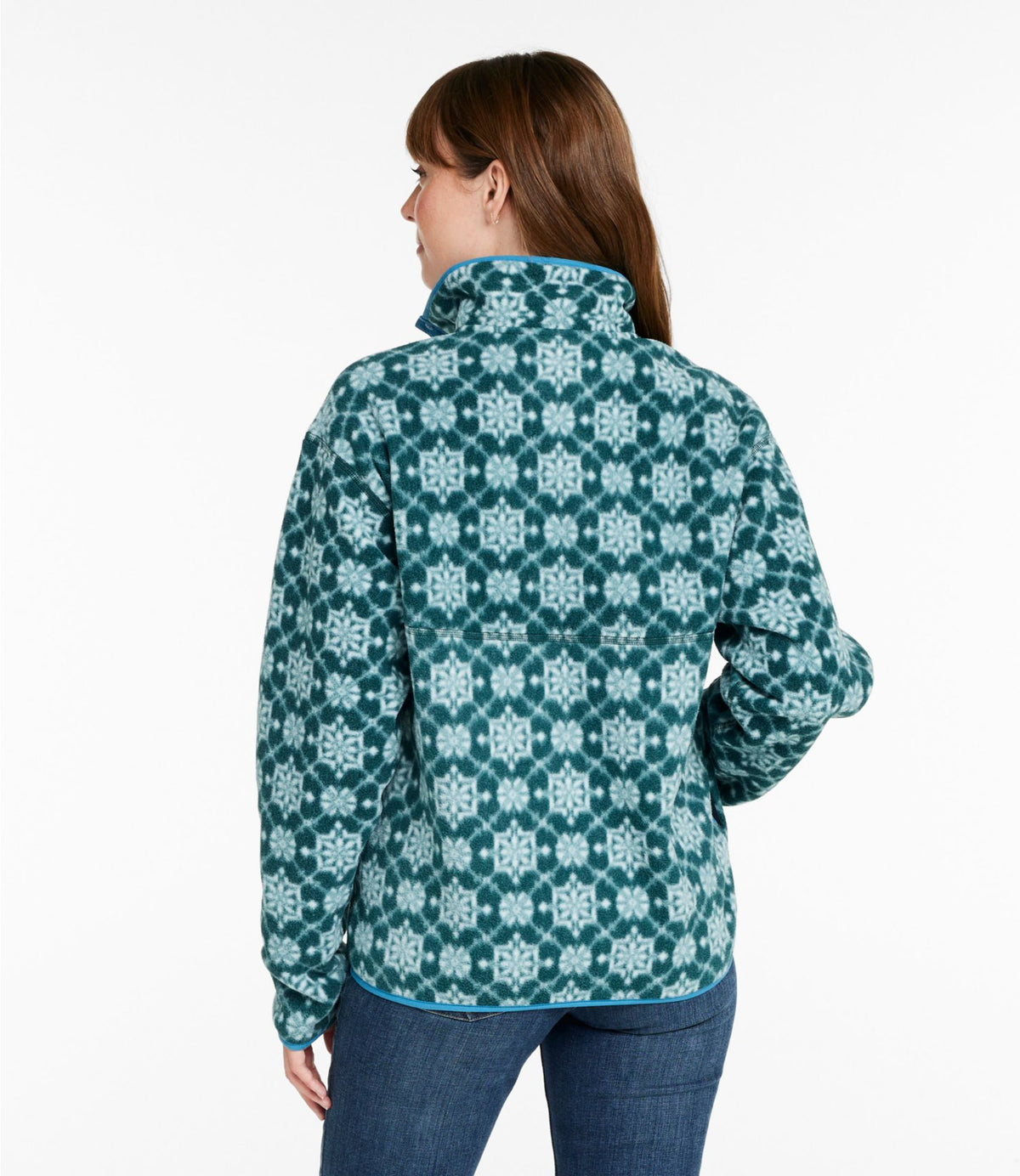 Adults' Bean's Classic Fleece Pullover, Print