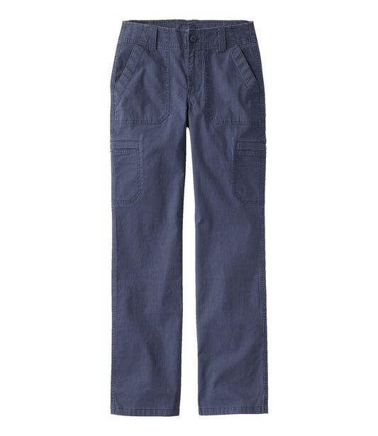 Women's 207 Vintage Cotton Canvas Pants, Mid-Rise Straight-Leg Cargo
