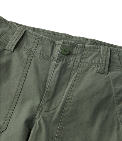 Women's 207 Vintage Cotton Canvas Pants, Mid-Rise Straight-Leg Cargo