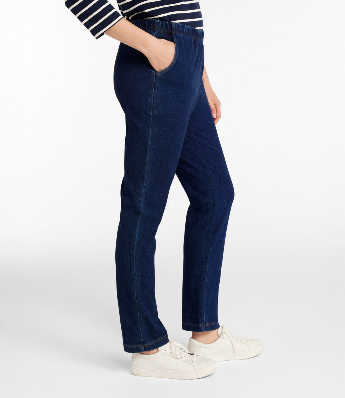 Women's Perfect Fit Pants, Denim Original Tapered Leg