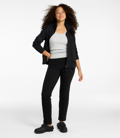 Women's Perfect Fit Pants, Fleece-Backed Slim-Leg