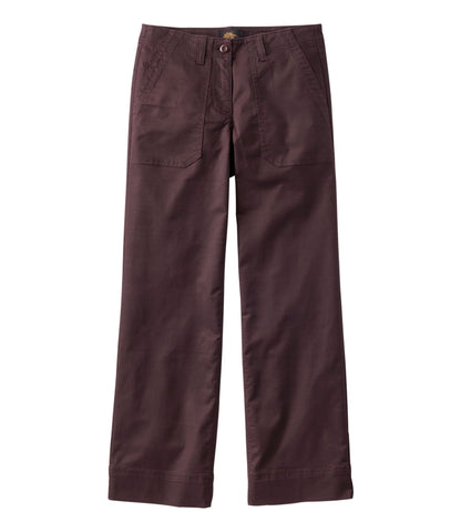 Women's Signature Utility Pants, Mid-Rise Wide-Leg Ankle-Length
