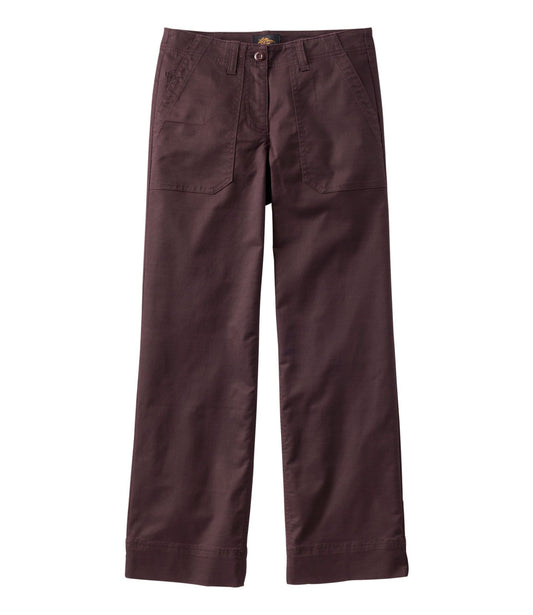 Women's Signature Utility Pants, Mid-Rise Wide-Leg Ankle-Length