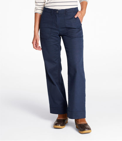 Women's Signature Utility Pants, Mid-Rise Wide-Leg Ankle-Length