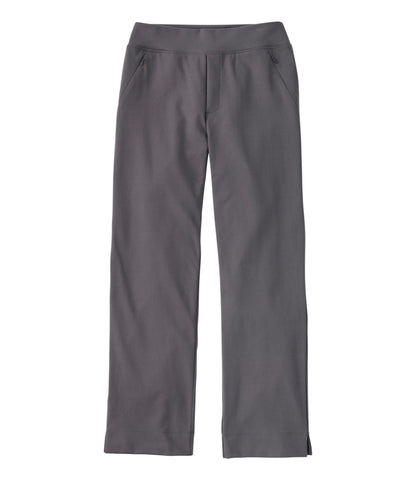 Women's L.L.Bean Go-Anywhere Knit Pants, High-Rise Straight-Leg Ankle
