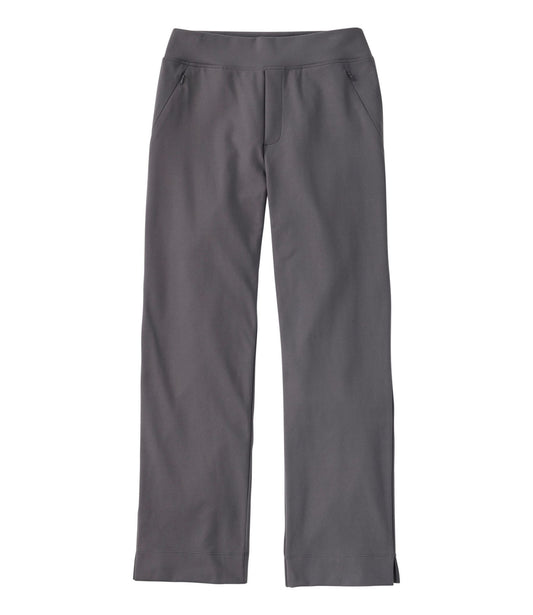 Women's L.L.Bean Go-Anywhere Knit Pants, High-Rise Straight-Leg Ankle