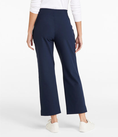 Women's L.L.Bean Go-Anywhere Knit Pants, High-Rise Straight-Leg Ankle