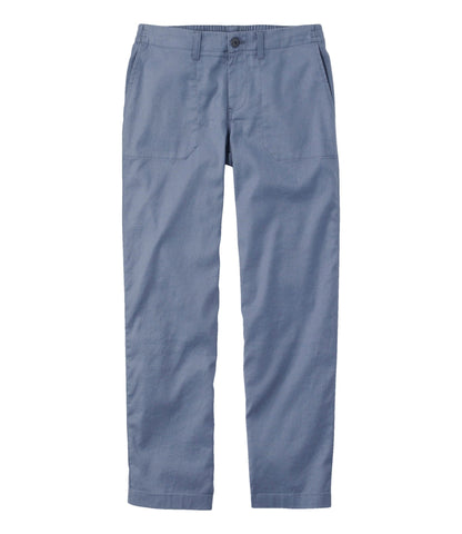 Women's Comfort Stretch Cotton/Linen Pants, High-Rise Ankle