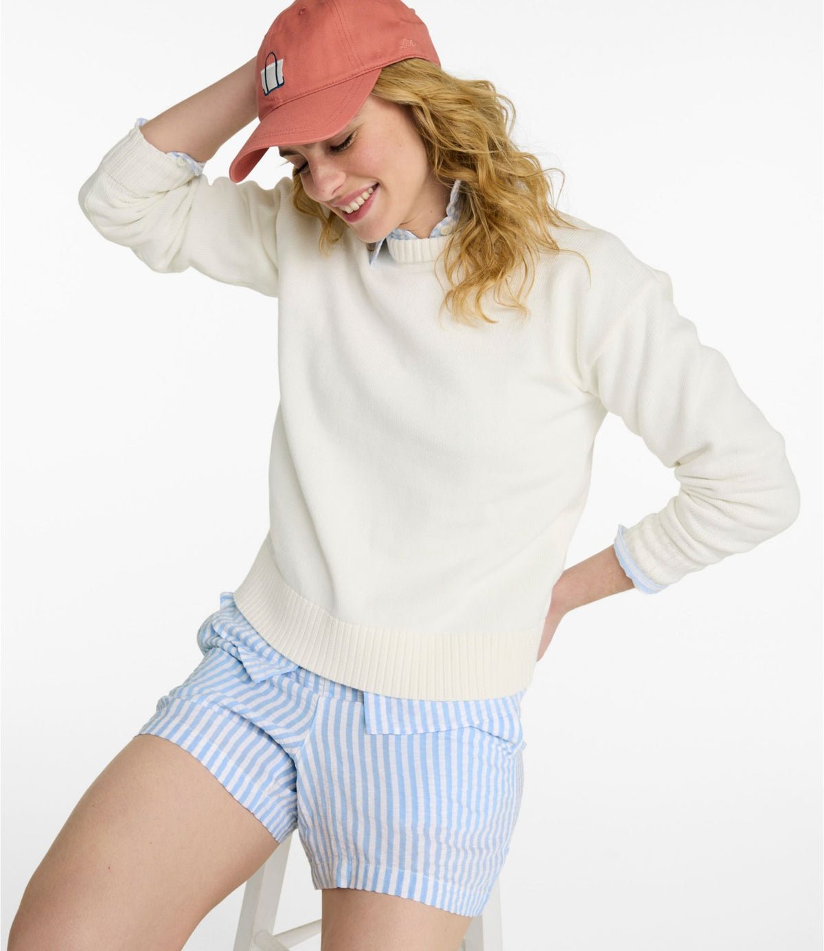 Women's Bean's Seacoast Seersucker Shorts