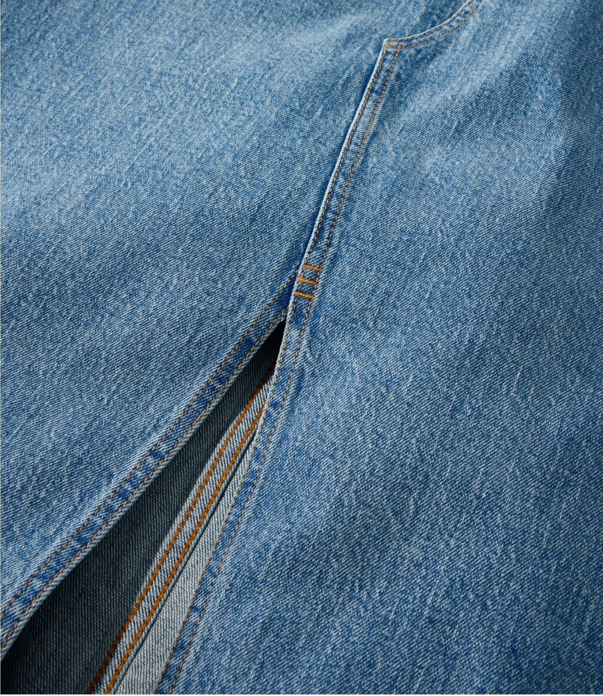 Women's Signature Heritage Denim Midi Skirt