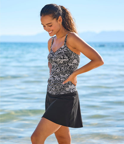 Women's Shaping Swimwear, Tankini Top Print