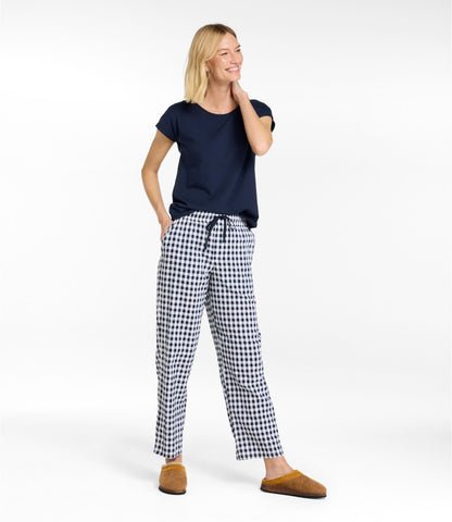 Women's Bean's Seacoast Seersucker Pajama Pant Set