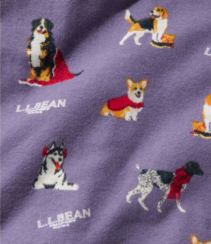 Women's L.L.Bean Flannel Sleep Pants, Print