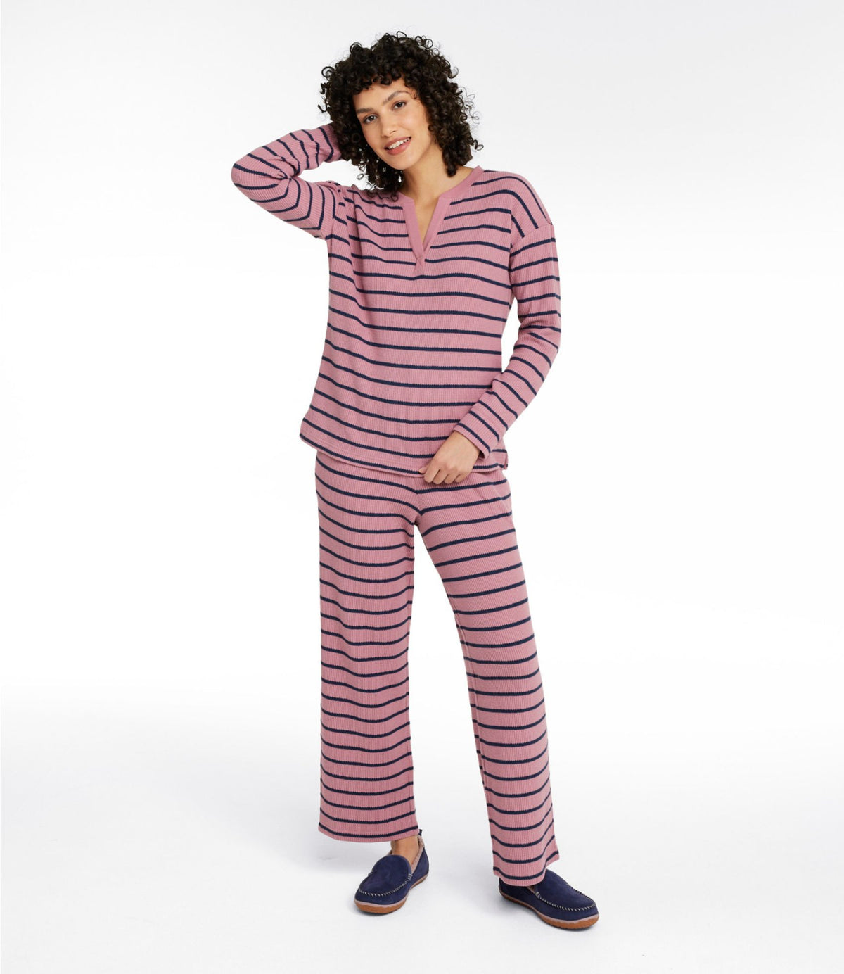Women's Soft Waffle Sleep Set
