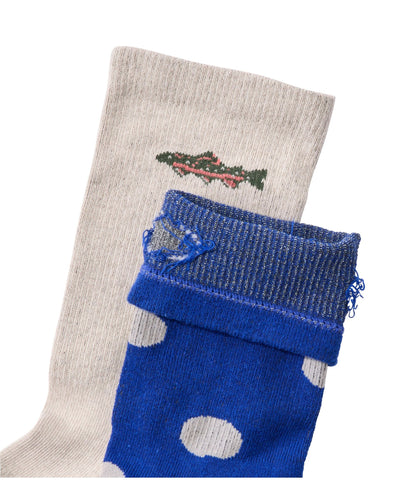 Adults' Wicked Soft Cotton Socks, Novelty 2-Pack