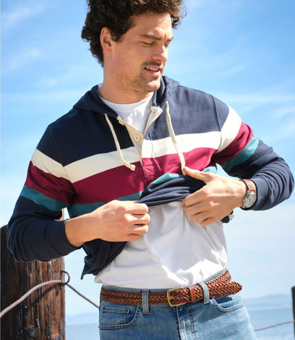 Men's Bean's Vintage Soft Rugby Hoodie