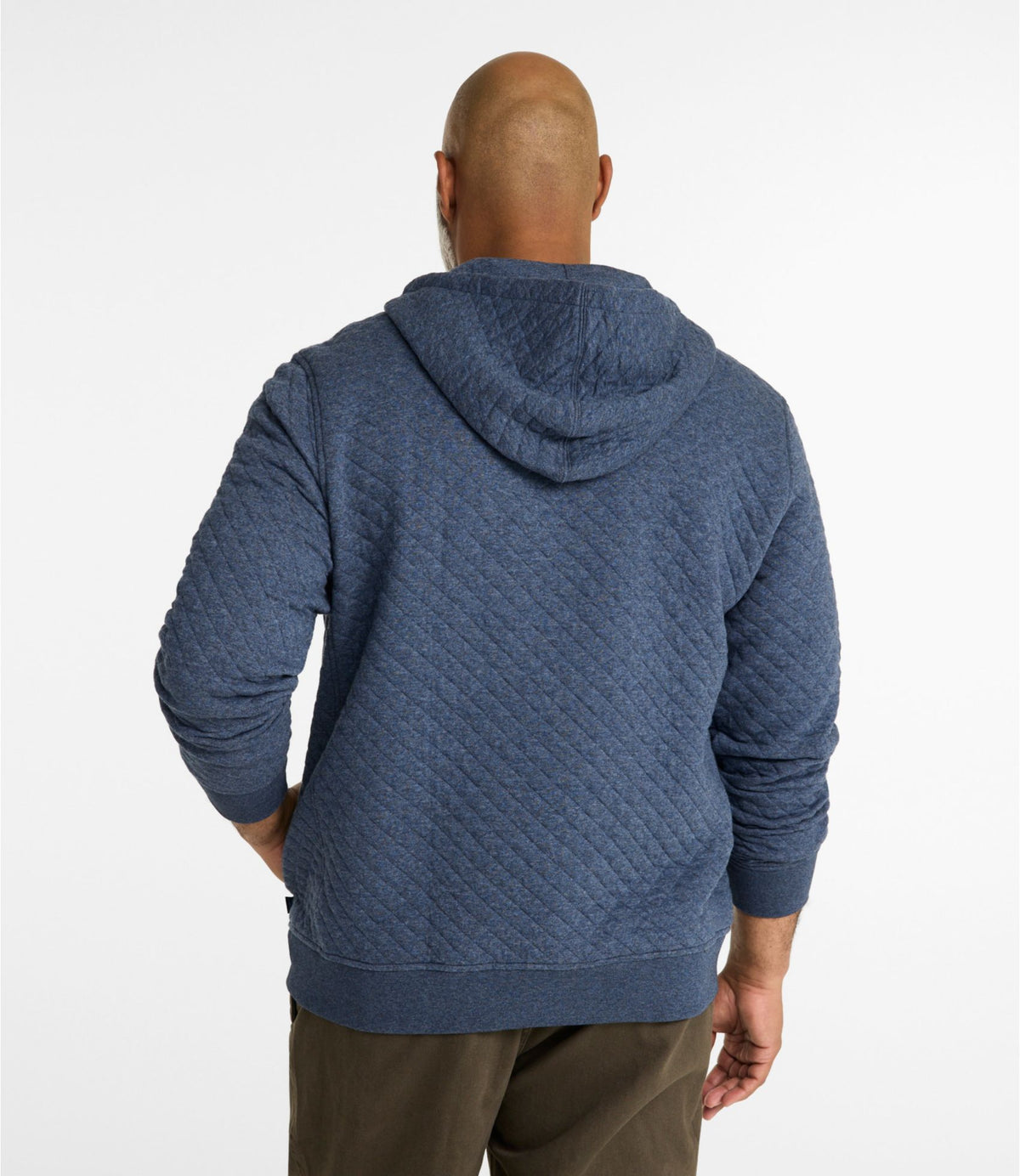 Men's Bean's Quilted Snap Hoodie