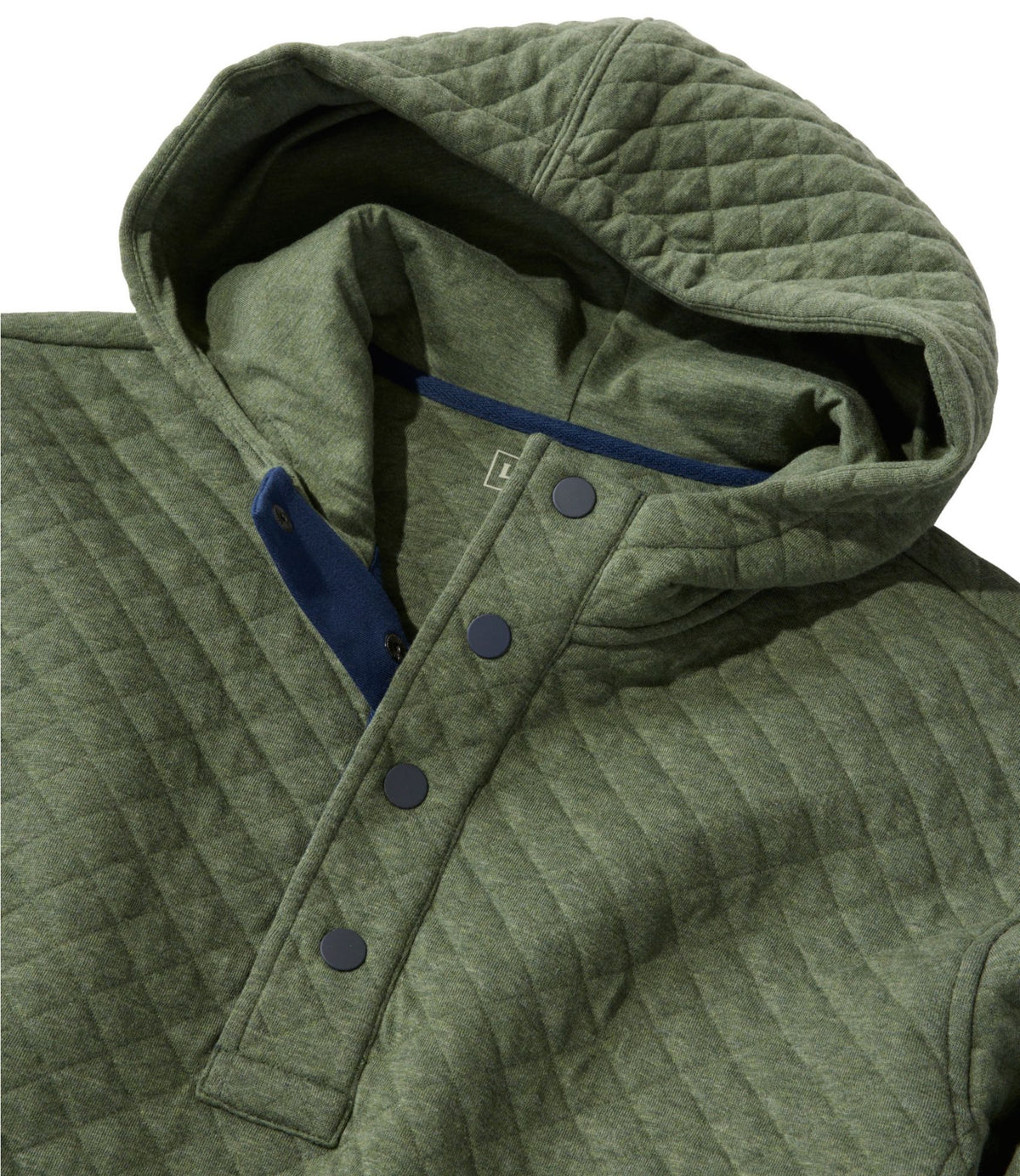 Men's Bean's Quilted Snap Hoodie