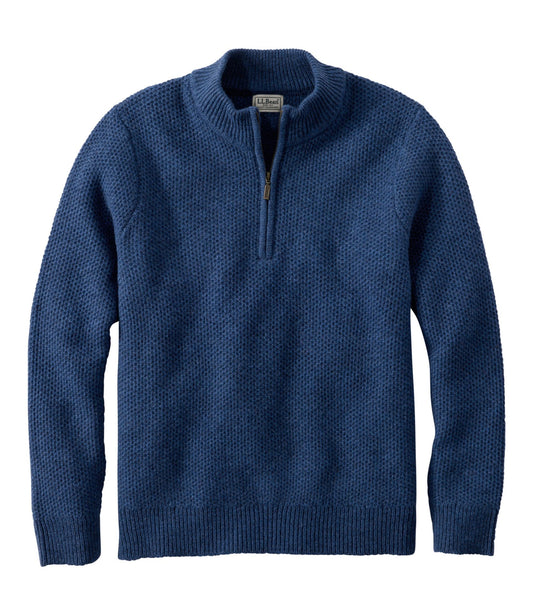 Men's Heritage Honeycomb Sweater, Quarter-Zip